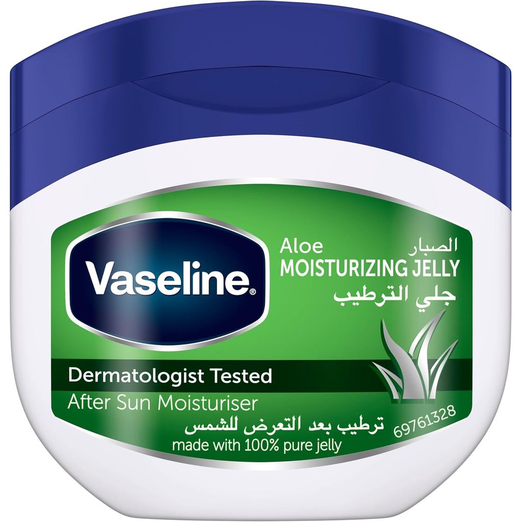 Vaseline, Aloe Moisturizing Jelly, Soothing moisturizing jelly with aloe vera, 250 ml