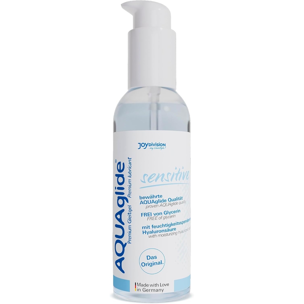 Joy Division, Aquaglide Sensitive Water-Based Lubricant, Gentle lubricant for sensitive skin, 125ml