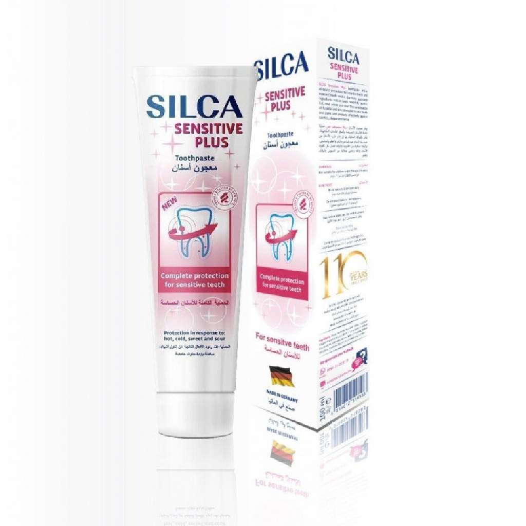 Silca, Sensitive Plus Toothpaste, Gentle Oral Care, 100 Milliliters