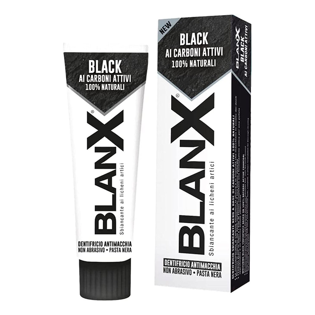 BlanX Black Anti-Stain Toothpaste with ActiluX® Technology – 75 ml