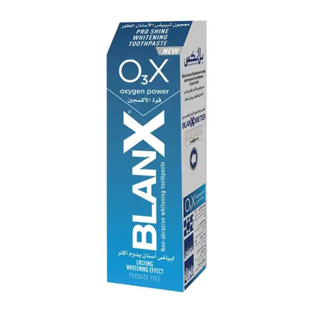 BlanX, O3X pro shine whitening toothpaste, Whitening toothpaste with ozone technology, 75 ml