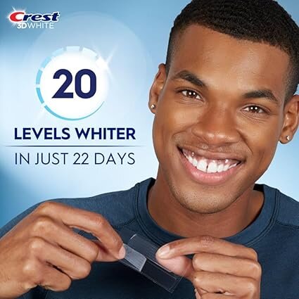 Crest, 3D White Professional Effects Whitestrips, Advanced teeth whitening strips for professional results