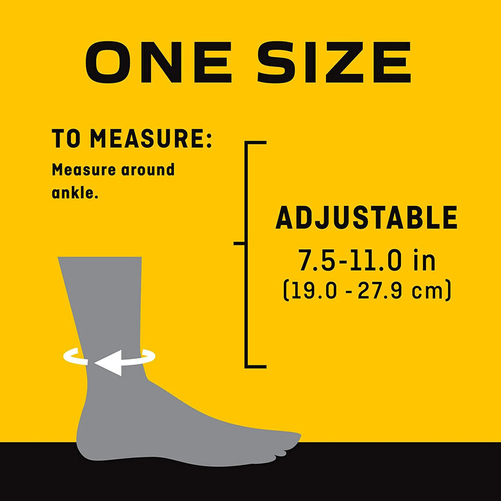 Futuro, Sport Quick Strap Ankle Brace, Adjustable ankle support for sports injuries, Adjustable