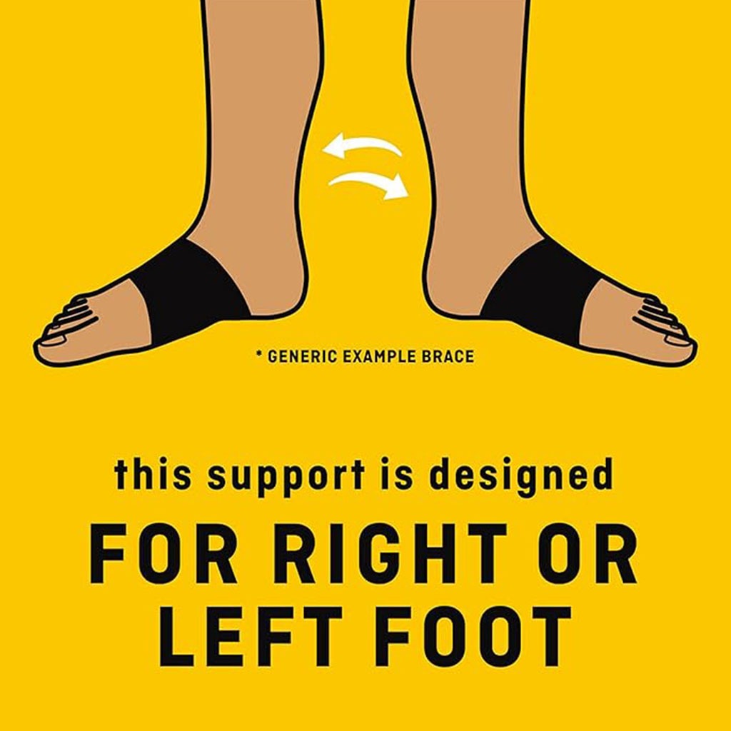 Futuro, Therapeutic Adjustable Foot Arch Support, Moderate support arch brace for left and right foot, one size, pack of 2