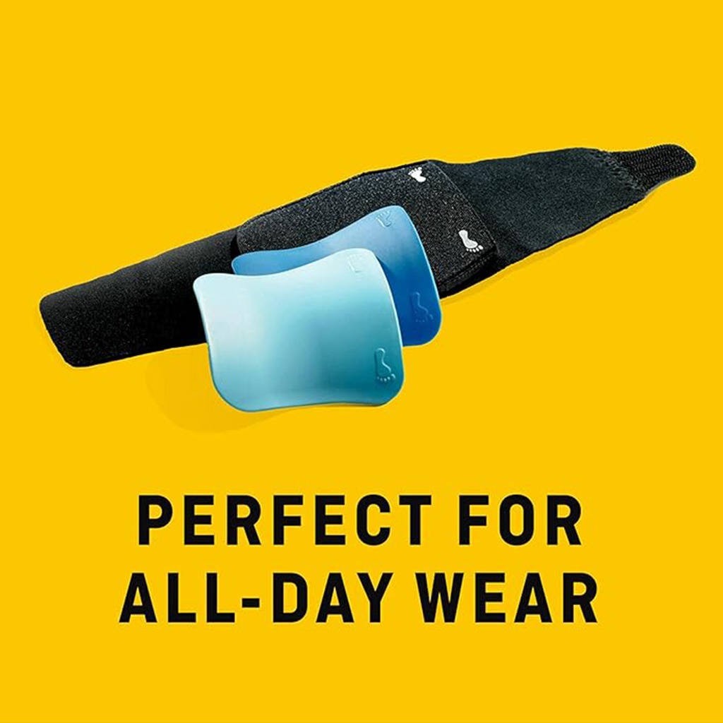 Futuro, Therapeutic Adjustable Foot Arch Support, Moderate support arch brace for left and right foot, one size, pack of 2