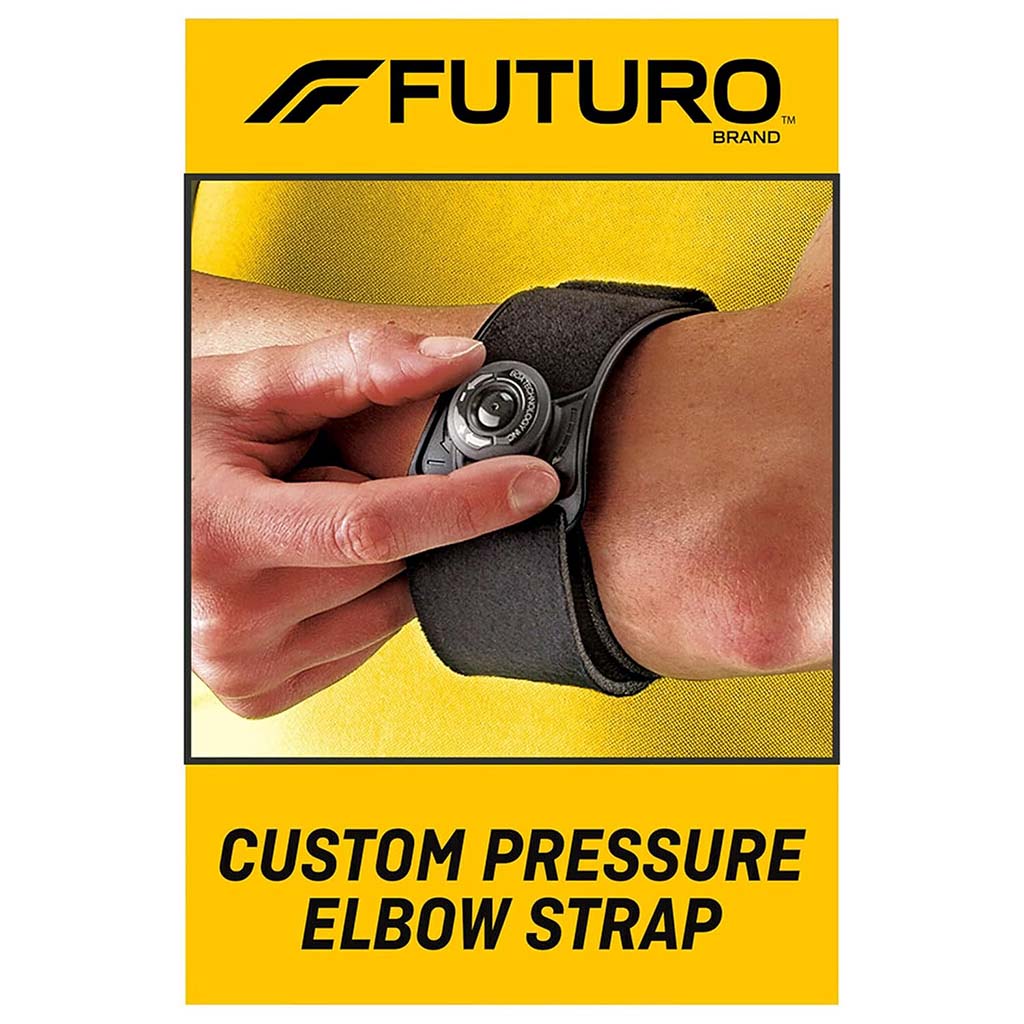 Futuro, Custom Dial Tennis Elbow Strap, Adjustable support for tennis elbow pain relief