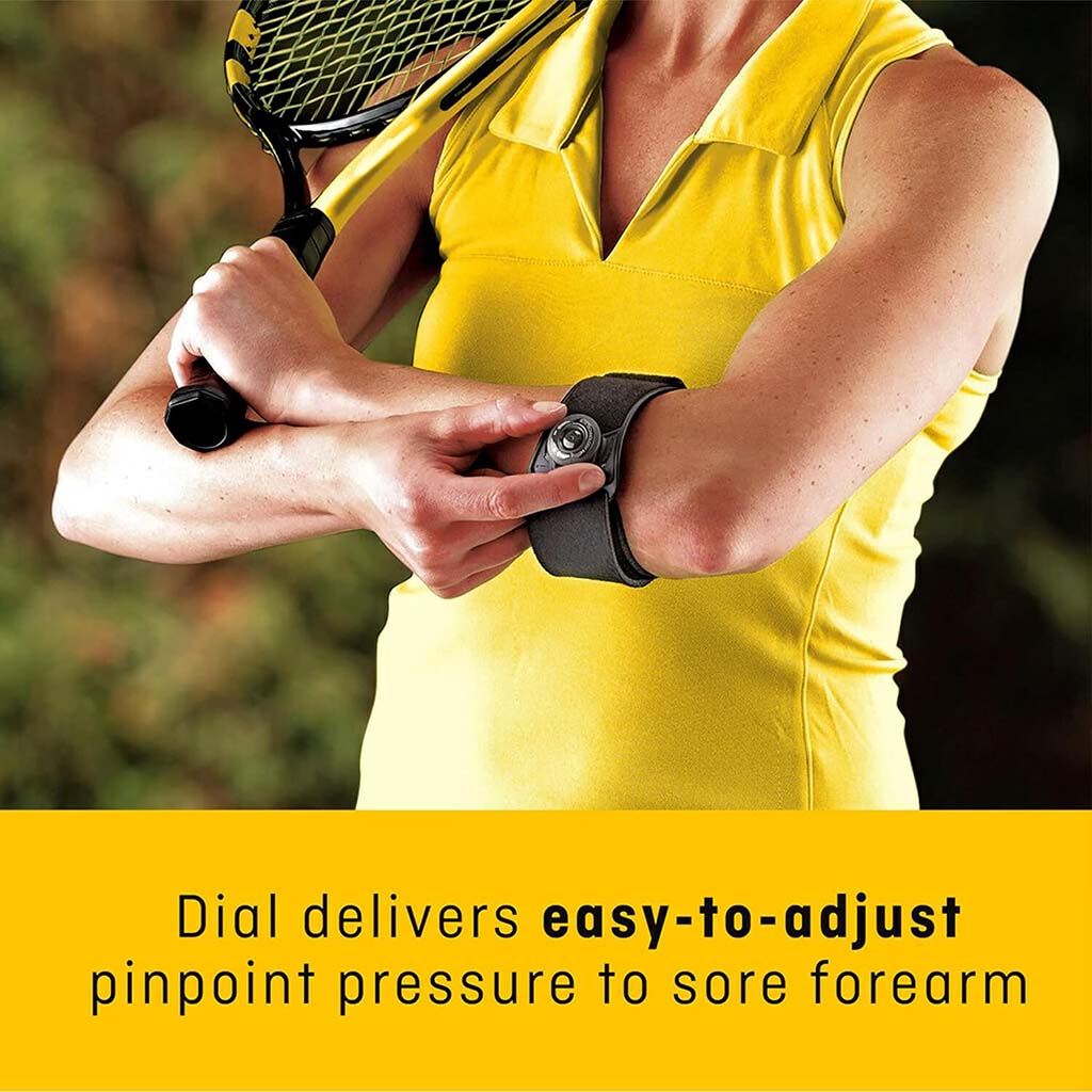 Futuro, Custom Dial Tennis Elbow Strap, Adjustable support for tennis elbow pain relief