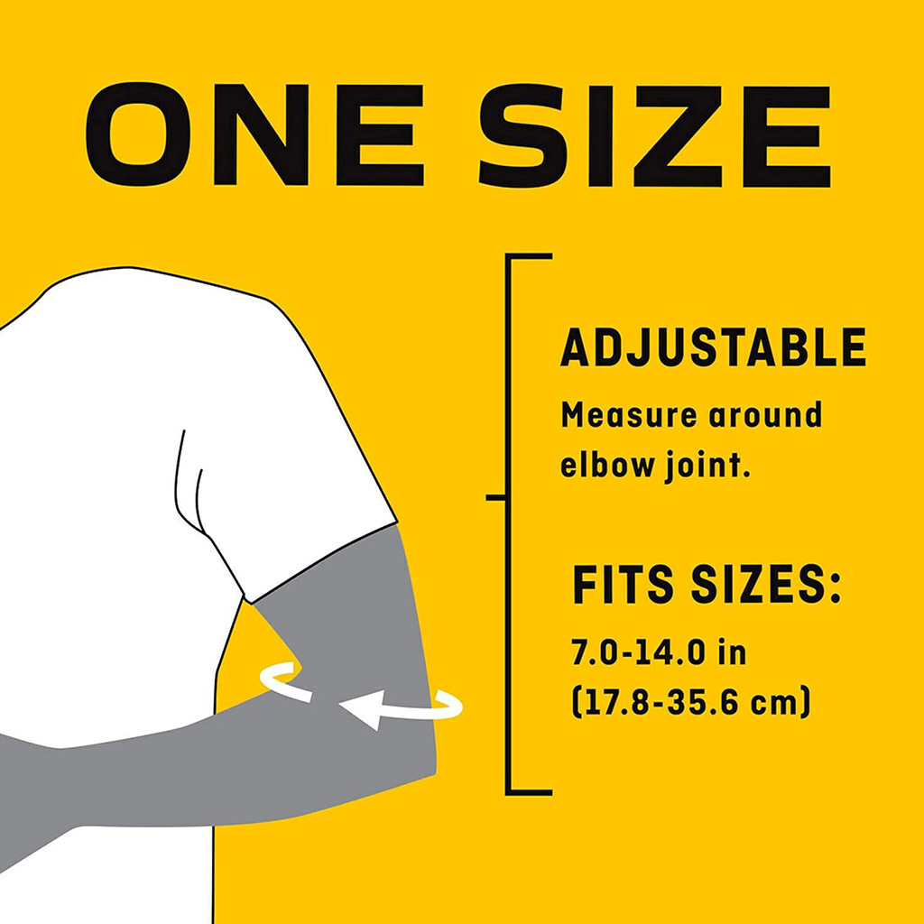 Futuro, Custom Dial Tennis Elbow Strap, Adjustable support for tennis elbow pain relief