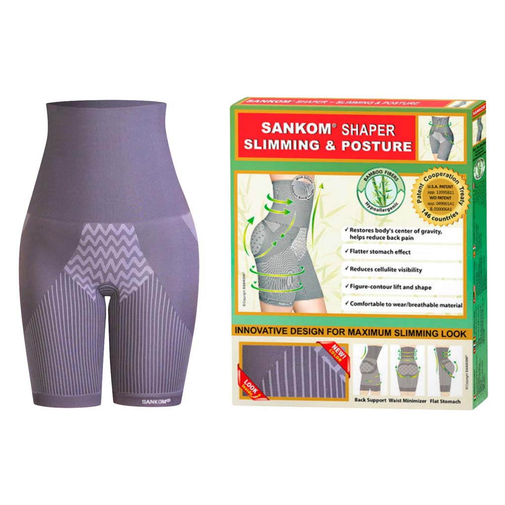 Sankom, Bamboo Shaper, Breathable body shaper for comfortable slimming, S-M