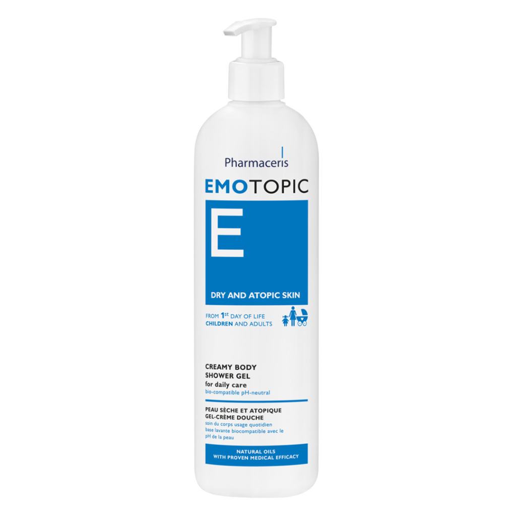 Pharmaceris, Emotopic Creamy Body Shower Gel, Gentle moisturizing shower gel for sensitive skin, 400ml