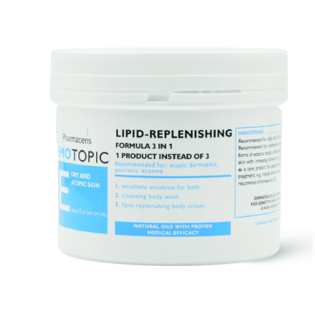 Pharmaceries, Lipid-Replenishing Formula 3in1, Intensive moisturizing and skin barrier repair, 500 ml