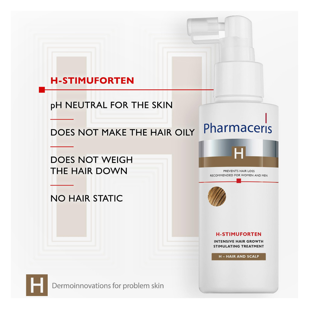 Pharmaceris Hstimupurin, Intensive Hair Growth Stimulating Spray, Spray to promote hair growth and scalp health, 25ml