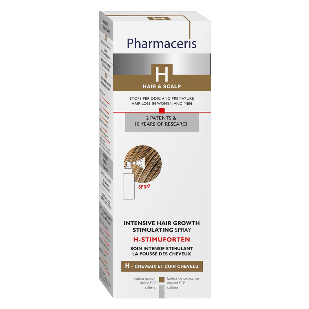 Pharmaceris Hstimupurin, Intensive Hair Growth Stimulating Spray, Spray to promote hair growth and scalp health, 25ml