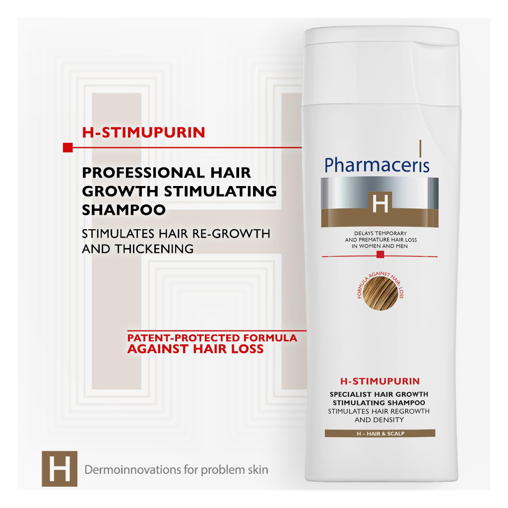 Pharmaceries, Hstimupurin Professional Hair Growth Stimulating Shampoo, Strengthens hair and promotes growth