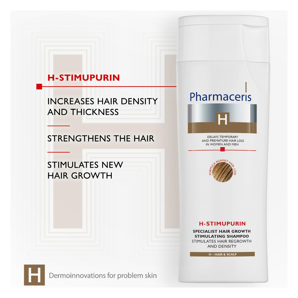 Pharmaceries, Hstimupurin Professional Hair Growth Stimulating Shampoo, Strengthens hair and promotes growth