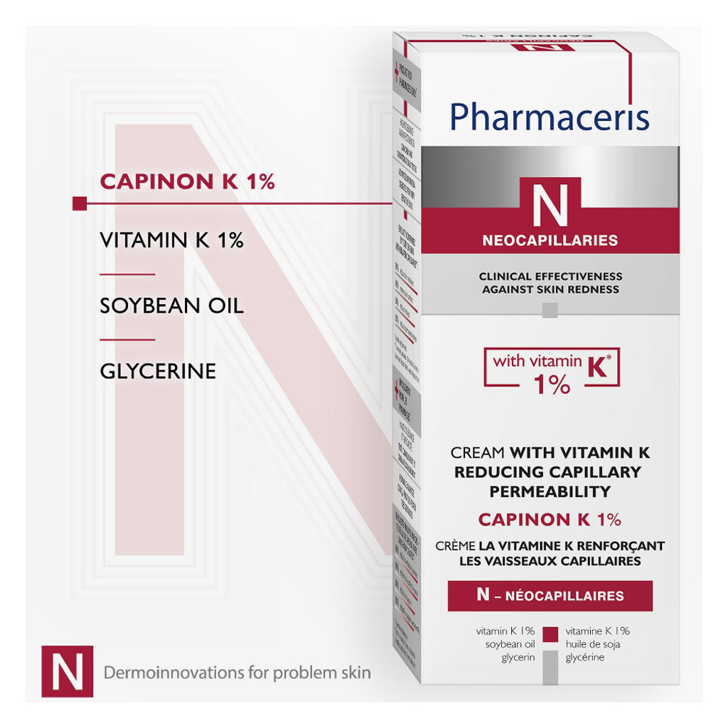 Pharmaceris N Capinon K 1% Vitamin K Cream 30ml