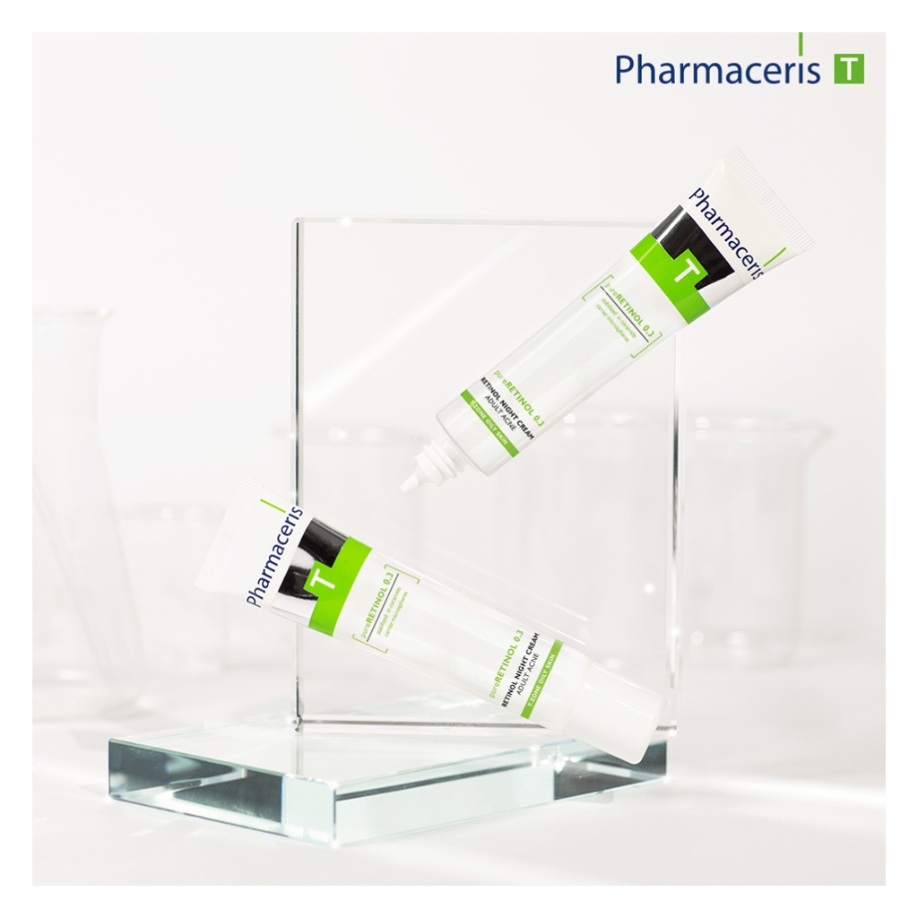 Pharmaceries, Pureretinol 0.3, Anti-acne retinol night cream for clearer skin
