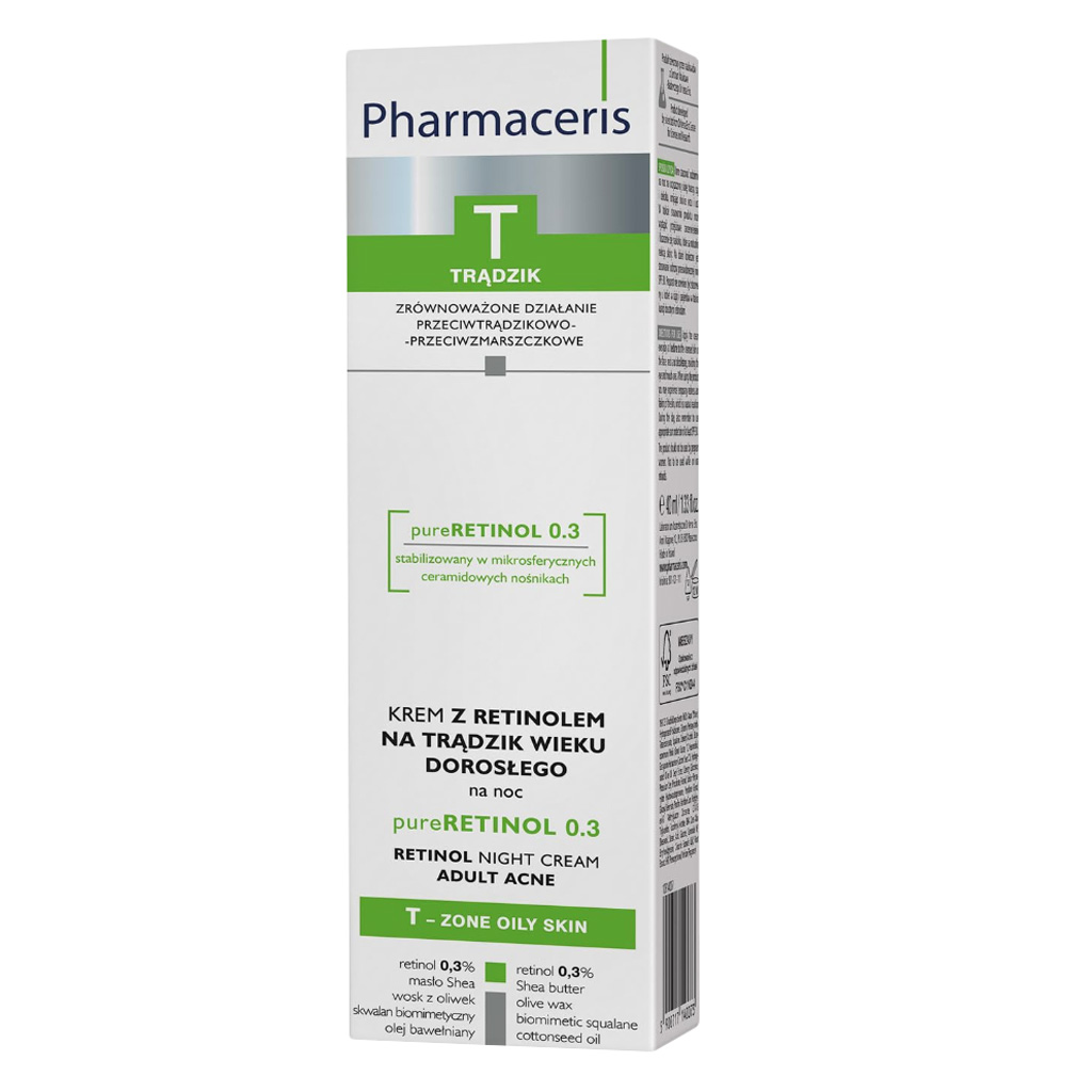 Pharmaceries, Pureretinol 0.3, Anti-acne retinol night cream for clearer skin