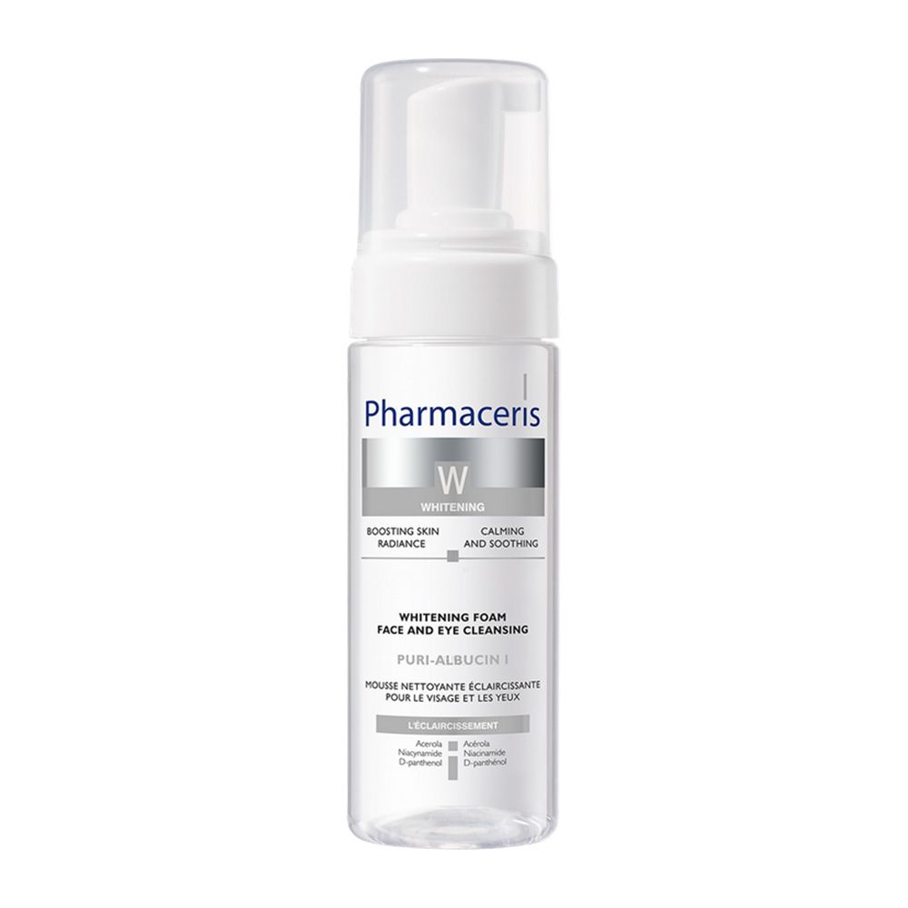 Pharmaceris W, Puri-Albucin I Whitening Face Cleansing Foam, Whitening cleansing foam for face, 150ml