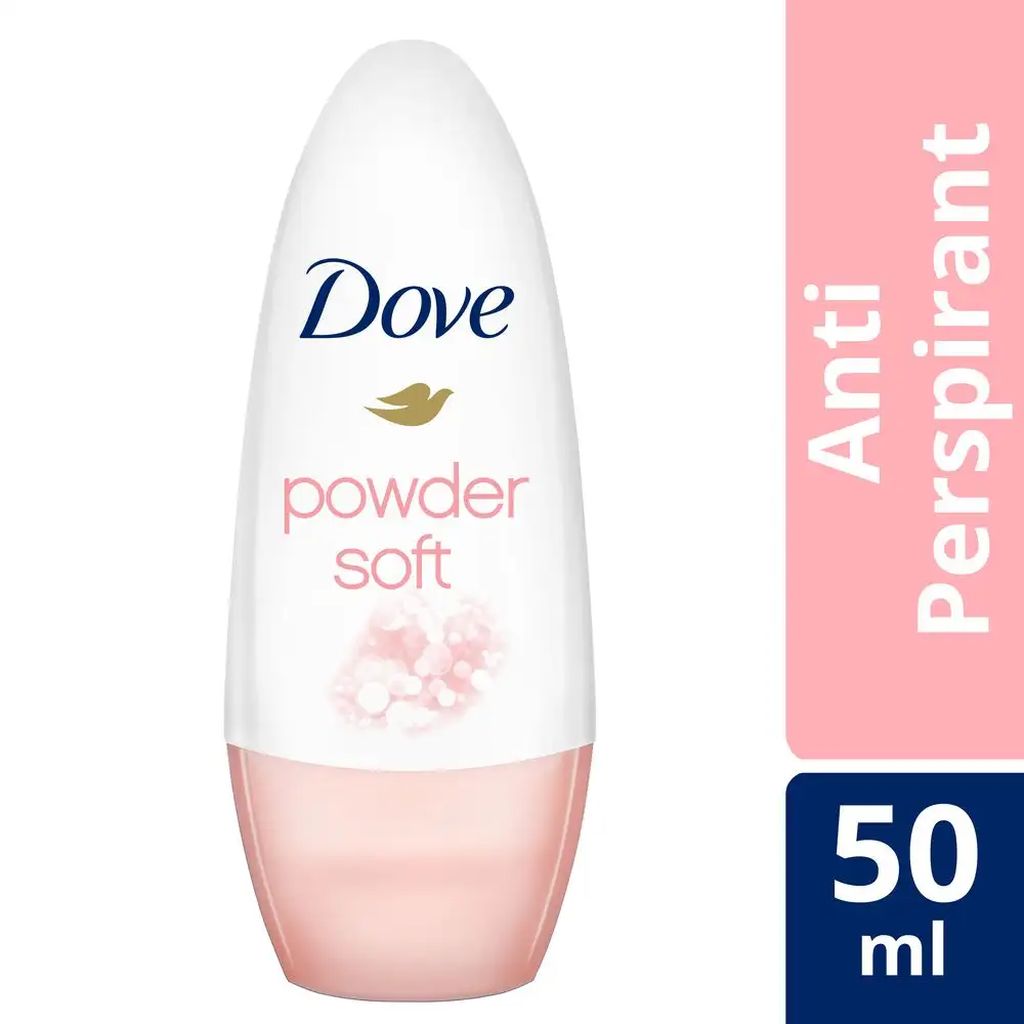 Dove, Powder Soft Moisturising Antiperspirant Cream, Gentle moisturizing antiperspirant cream for sensitive skin, 50ml