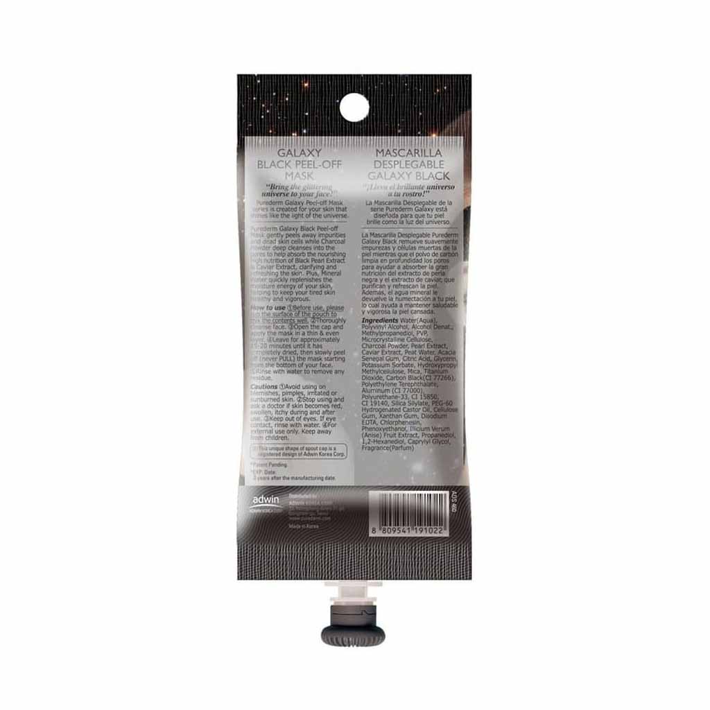 Purederm Galaxy Black Peel-Off Face Mask 30g