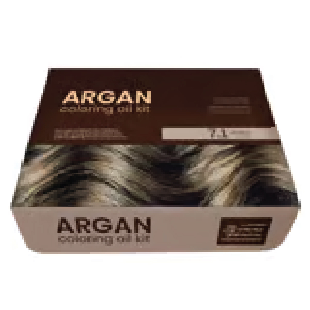Argan Oil, Hair Colours Kit Ash Blond 71, Nourishing hair color with argan oil, 75 ml