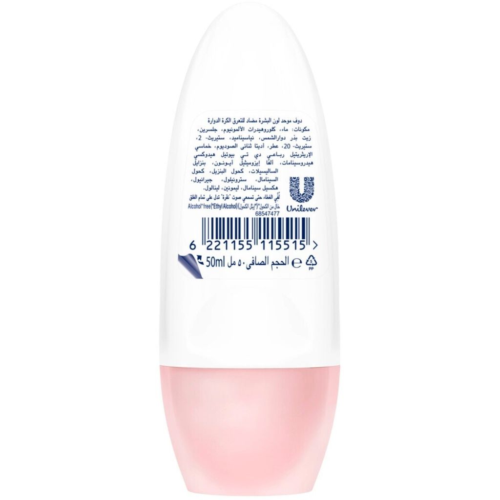 Dove Even Tone Rejuvenating Blossom Antiperspirant Roll On, 50ml