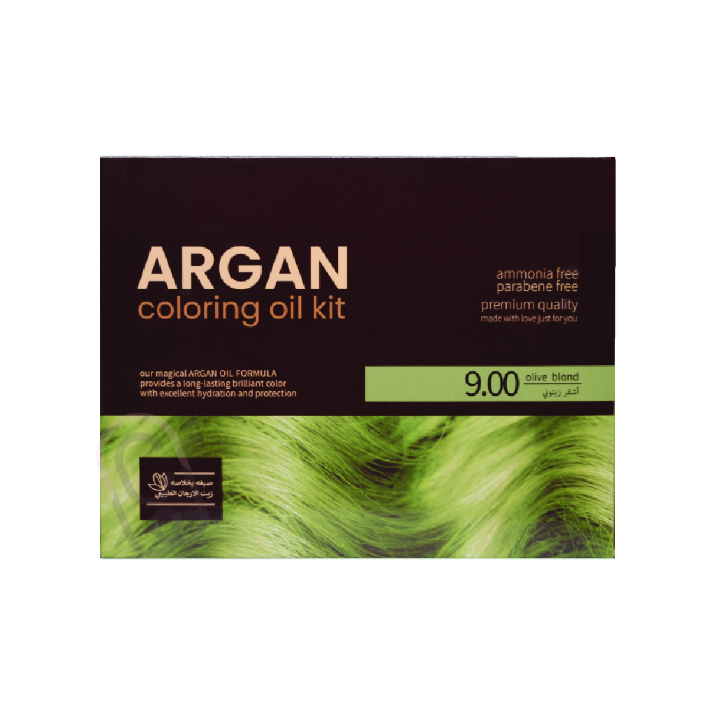 Argan Oil Hair Colours Kit Olive Blond – 9.00 (75 ml)
