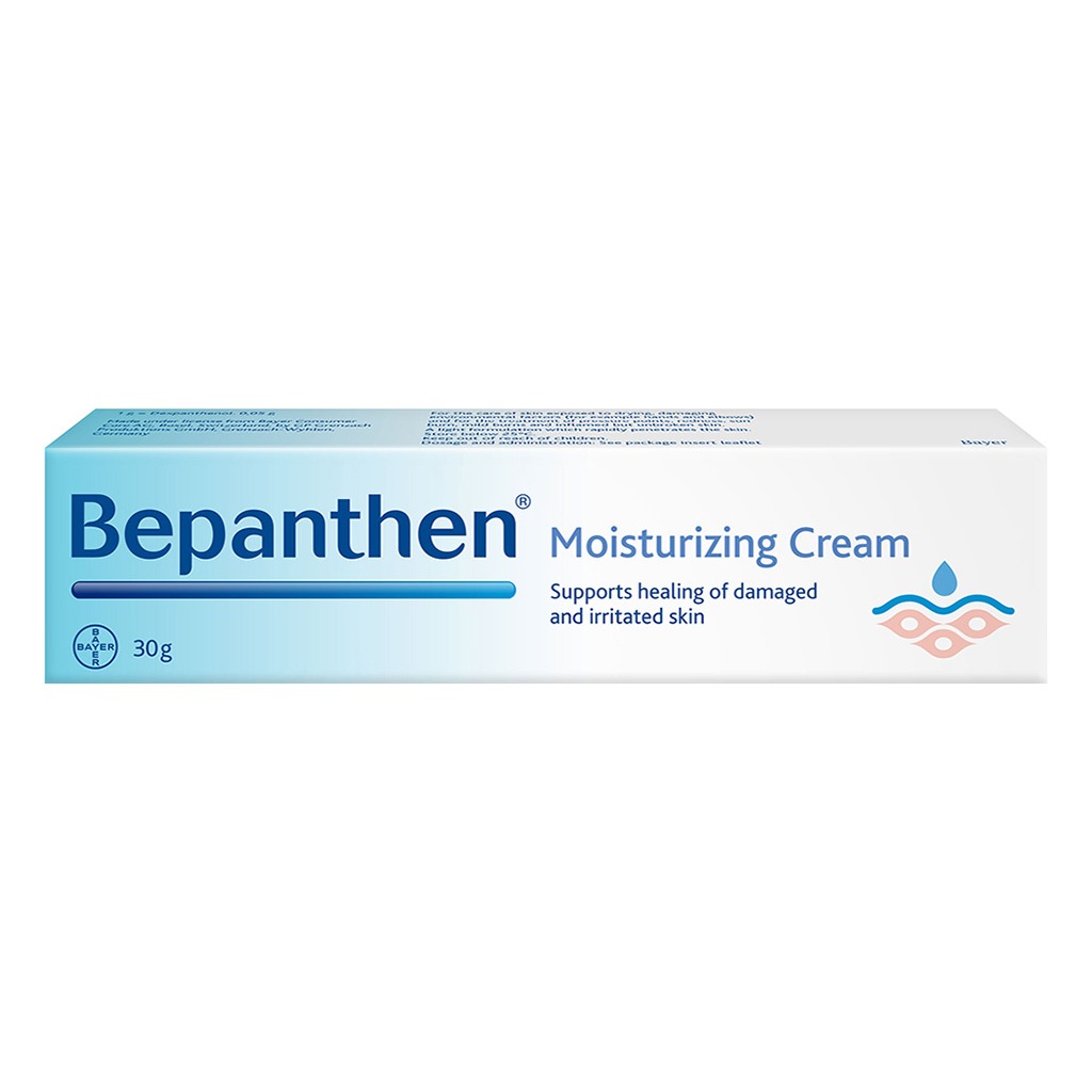 Bepanthen, Skin Moisturizer Cream, Soothing cream for dry and sensitive skin, 30 g