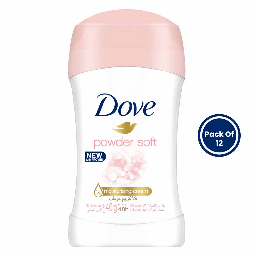 Dove, Antiperspirant Moisturising Cream Soft Powder, Soft powder scented moisturizing antiperspirant cream, 40g