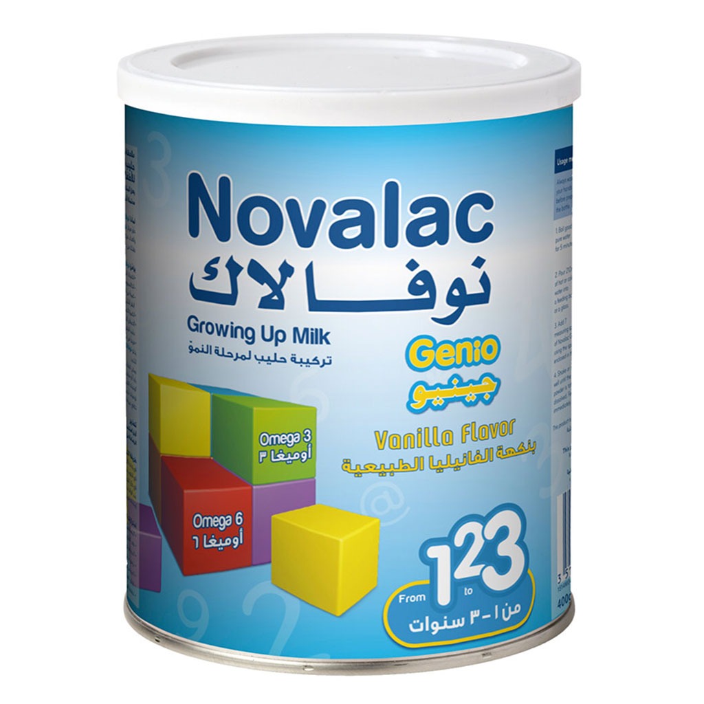 Novalac, Genio Growing-Up Milk Formula, Nutritional milk formula for toddlers, 400g