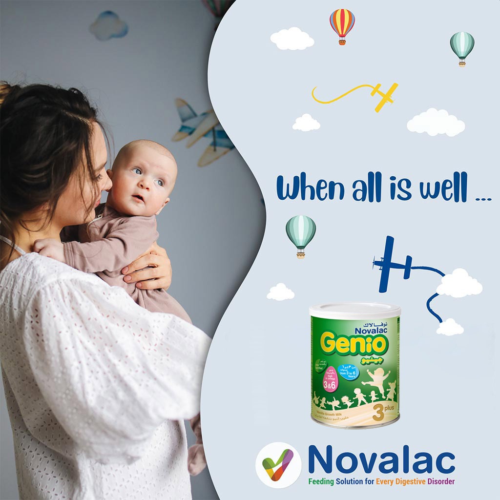 Novalac, Genio 3 Plus Growing-Up Formula, Nutritional milk formula for toddlers, 800g