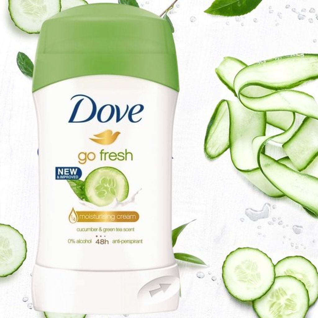 Dove, St Go Fresh Cucumber Antiperspirant, Refreshing deodorant with cucumber scent, 40g
