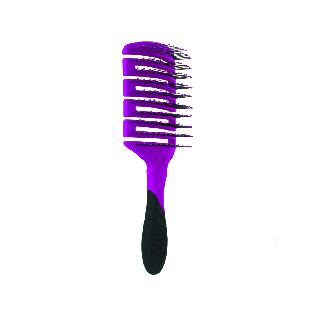 Wet Brush, Pro Flex Dry Paddle Hair Brush, Flexible paddle brush for gentle detangling, Purple