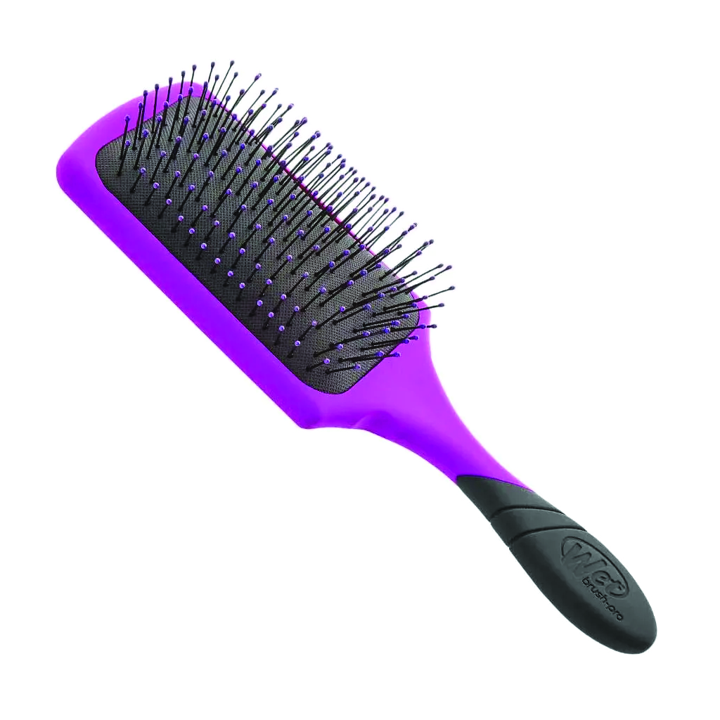 Wet Brush, Pro Paddle Detangler Hair Brush, Professional paddle brush for easy detangling, Purple