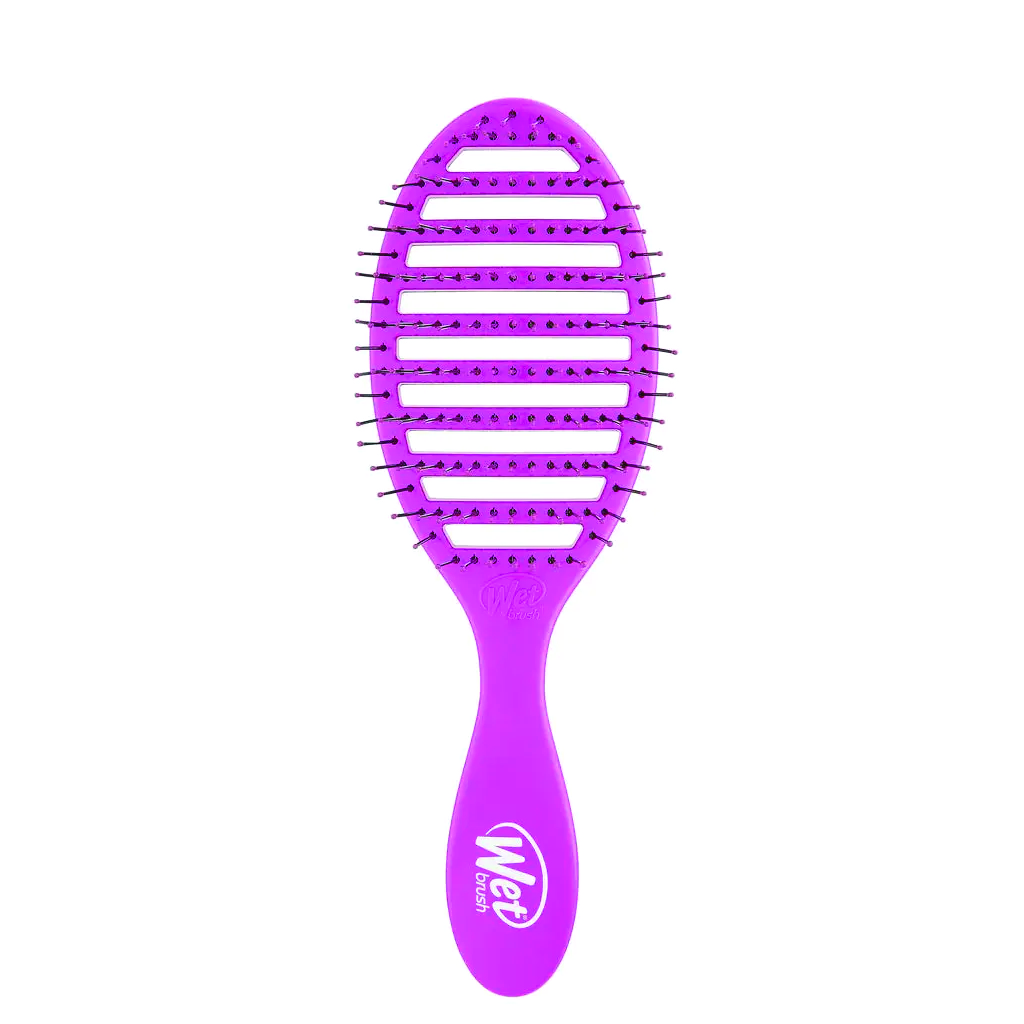 Wet Brush, Speed Dry Hairbrush Purple, Fast drying paddle brush for wet hair