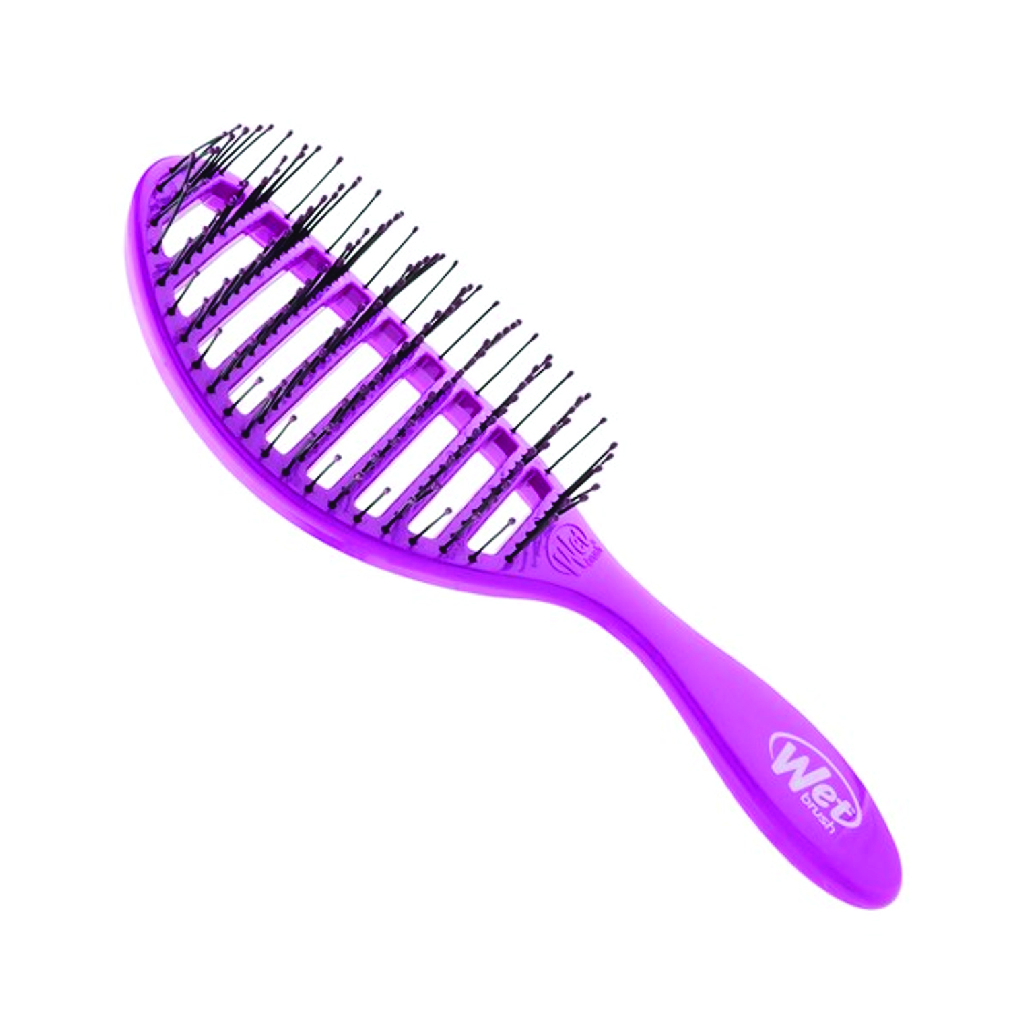 Wet Brush, Speed Dry Hairbrush Purple, Fast drying paddle brush for wet hair