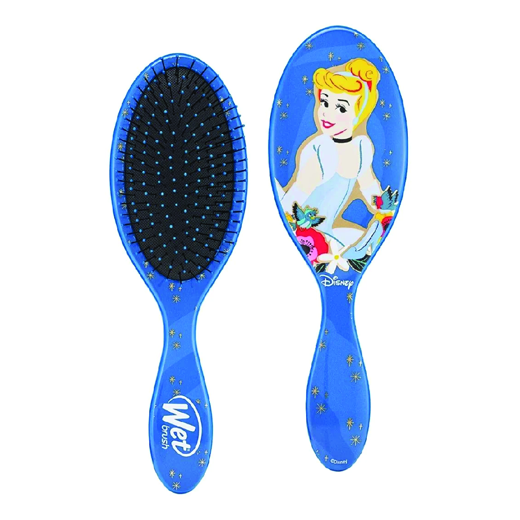 Wet Brush, Princess Cinderella Blue Detangler, Gentle detangling hairbrush for kids