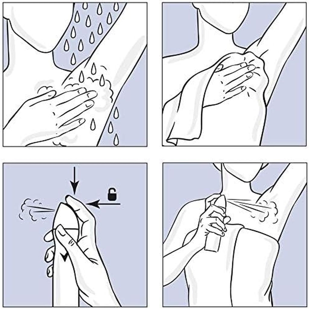 Rexona, Motion Sense Powder Dry Anti-Perspirant Spray, Fresh powder scent with long-lasting protection, 150ml