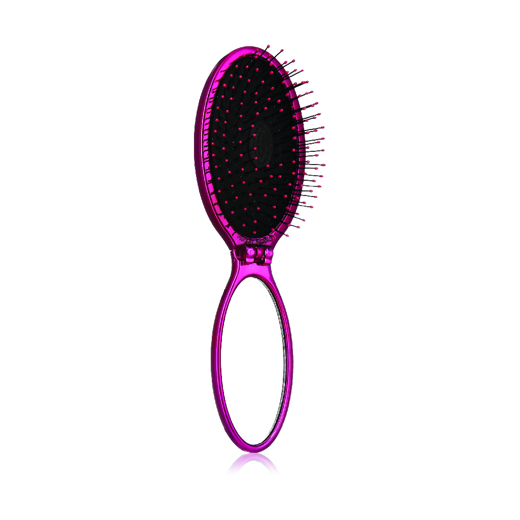 Wet Brush, Pop and Go Detangler Pink, Portable detangling hairbrush for all hair types