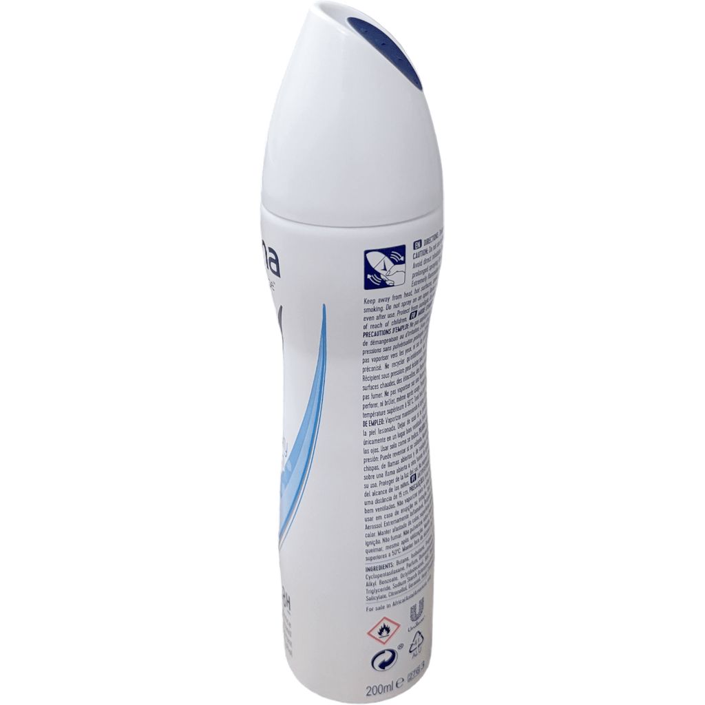 Rexona, Motion Sense Cotton Dry Anti Perspirant Spray, Long-lasting fresh scent sweat protection, 150 ml