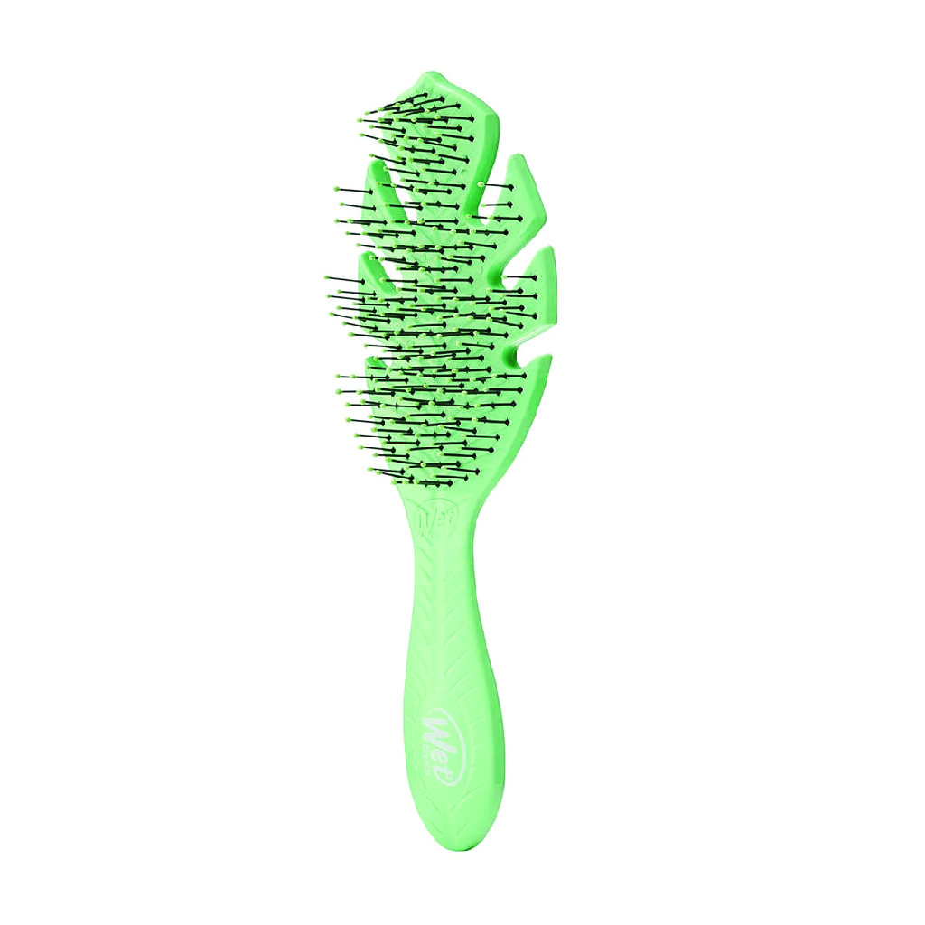 Wet Brush, Go Green Compact Coconut Oil, Eco-friendly compact detangling brush with coconut oil infusion