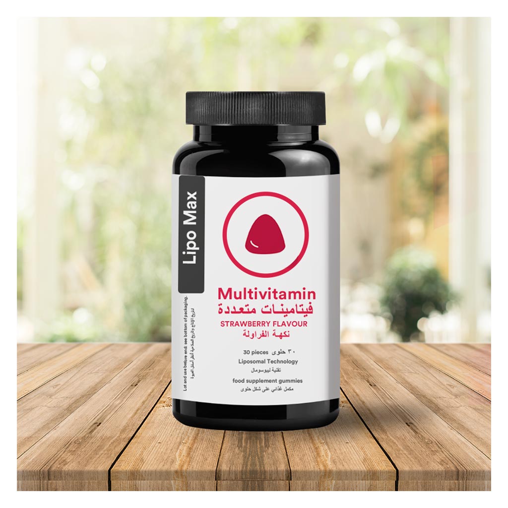 Egylava, Liposomal Technology Max Multivitamin Strawberry Gummies, Multivitamin supplement with enhanced absorption, 30 gummies