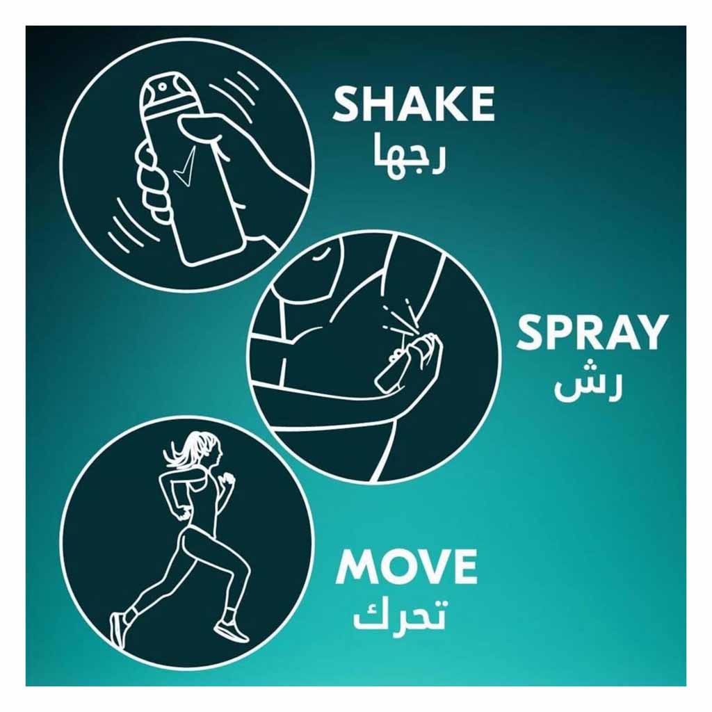  ريكسونا إير شوركلين مزيل عرق  6 × 150 ملل