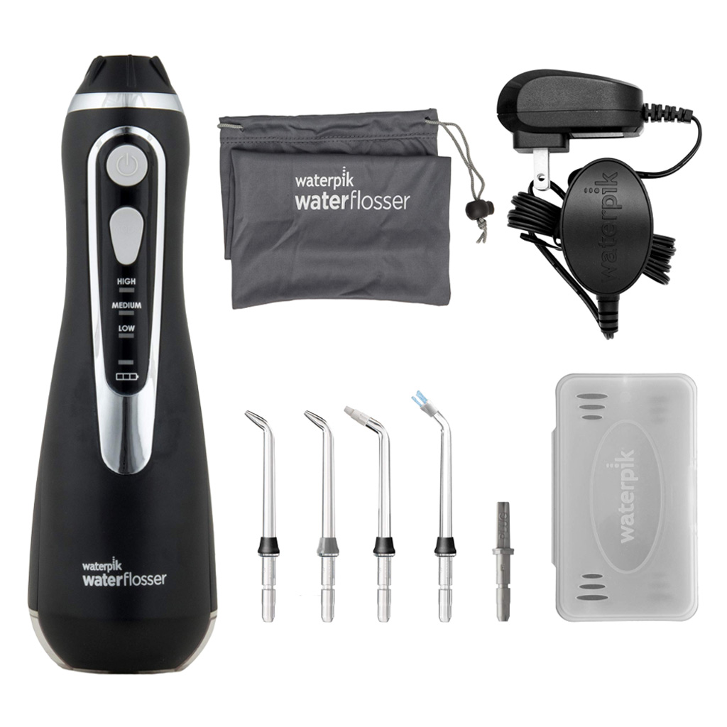 Waterpik, Cordless advanced water flosser jet black, High-performance water flosser for deep cleaning
