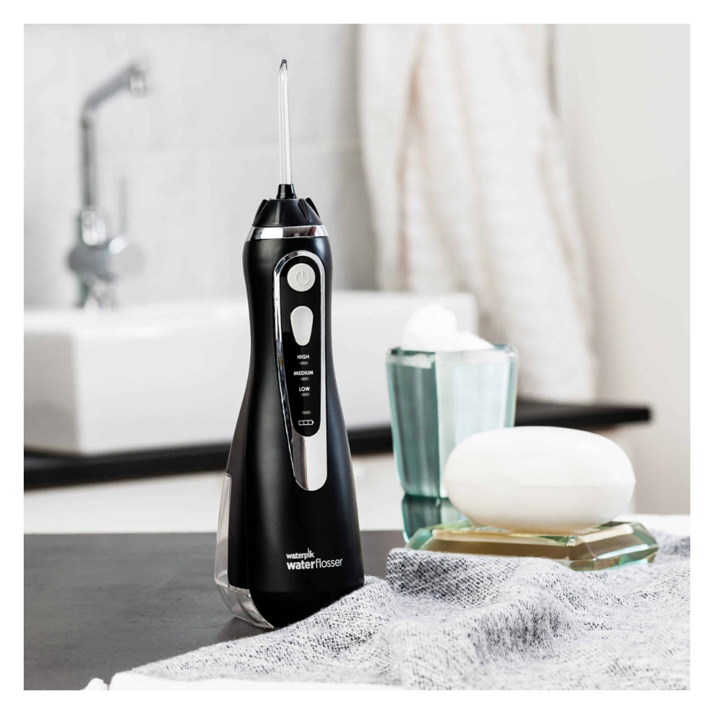 Waterpik, Cordless advanced water flosser jet black, High-performance water flosser for deep cleaning