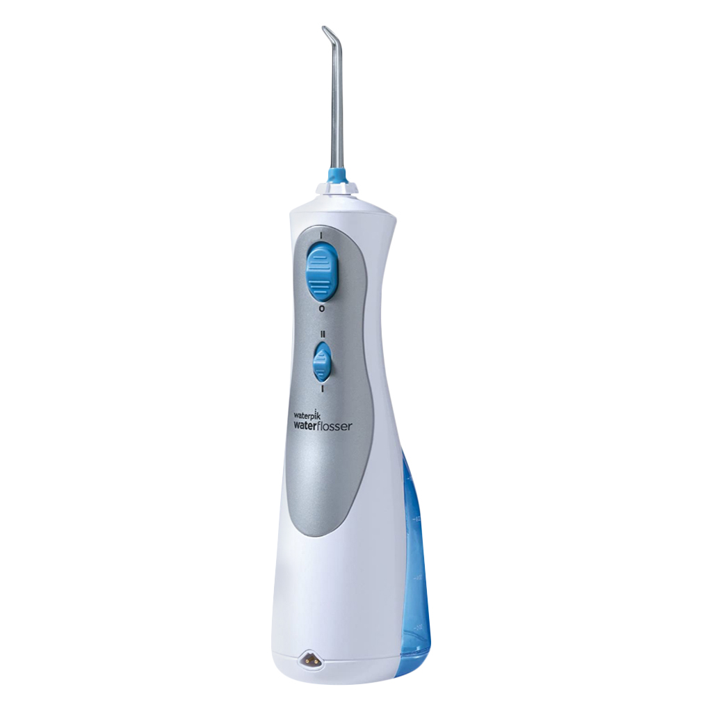 Waterpik, WP-450ME Cordless Water Flosser, Portable water flosser for effective oral hygiene, white