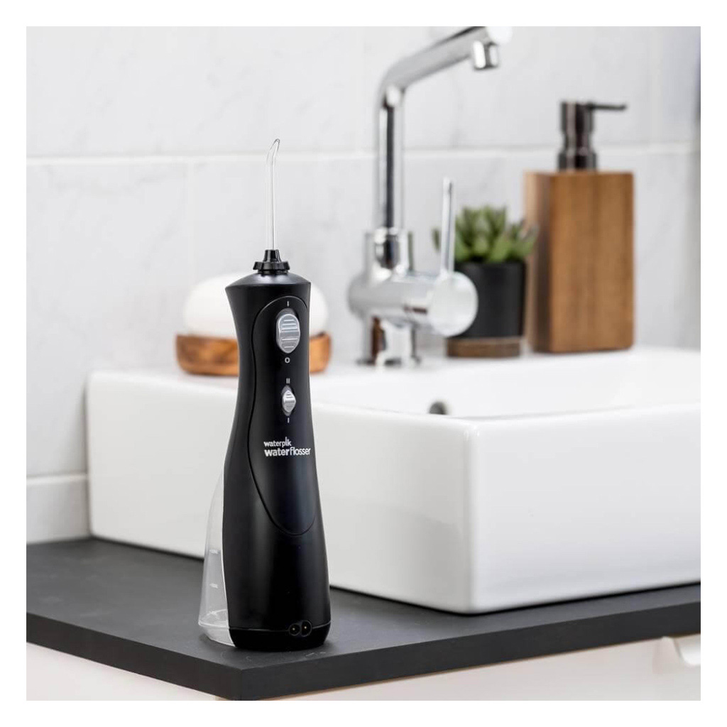 Waterpik, WP-462ME Cordless Water Flosser, Portable water flosser for effective oral hygiene, black