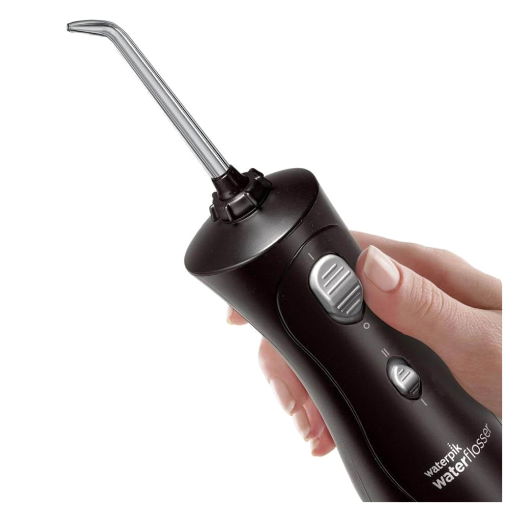 Waterpik, WP-462ME Cordless Water Flosser, Portable water flosser for effective oral hygiene, black