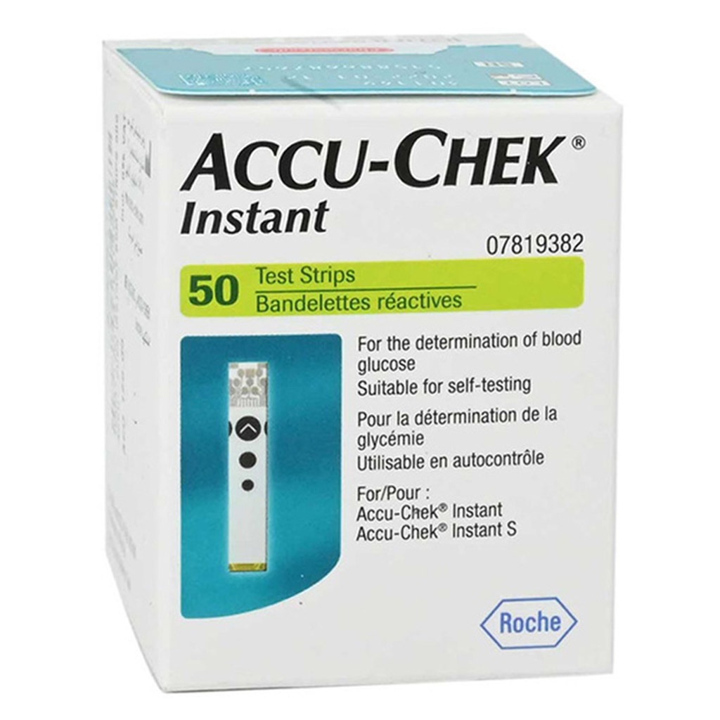 Accu-Chek, Instant Test Strips, Blood glucose test strips for diabetes monitoring